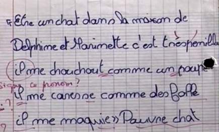 Vidéo : le français malmené en sixième